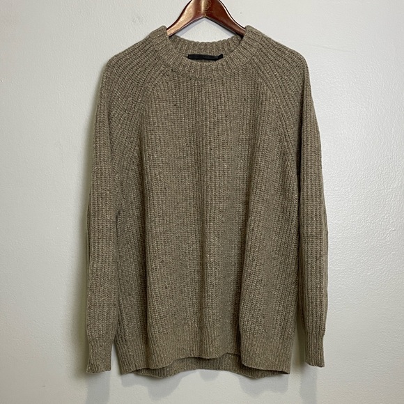 Jenni Kayne Sweaters - JENNI KAYNE Like New Cashmere Fisherman Crew Neck Sweater Women’s Size XL
Taupe